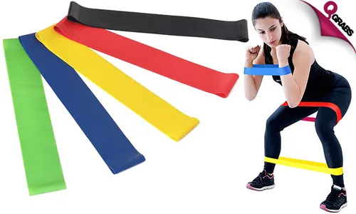 5-Piece Resistance Band Exercise Set!